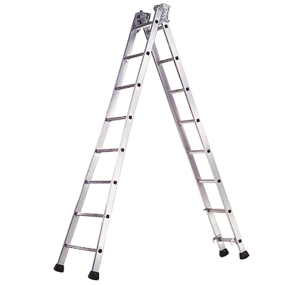 Imagen de Escalera Aluminio Industrial Pronor 2 Tramos  7+7 Peldaños