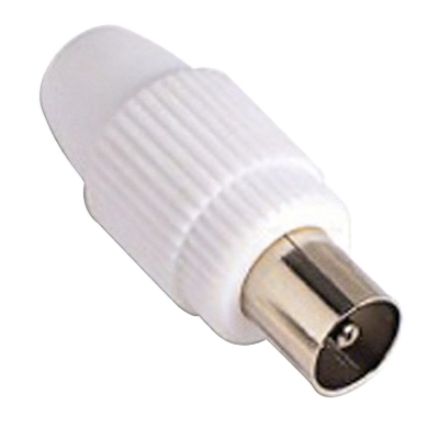 Imagen de Conector TV Macho Recto 9,5 mm.