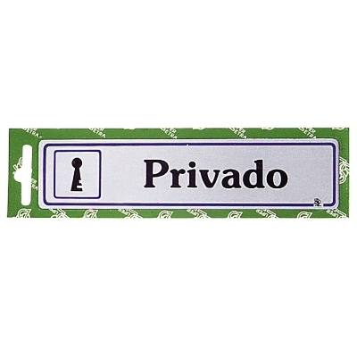 Imagen de Rotulo "Privado"