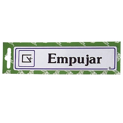 Imagen de Rotulo "Empujar"