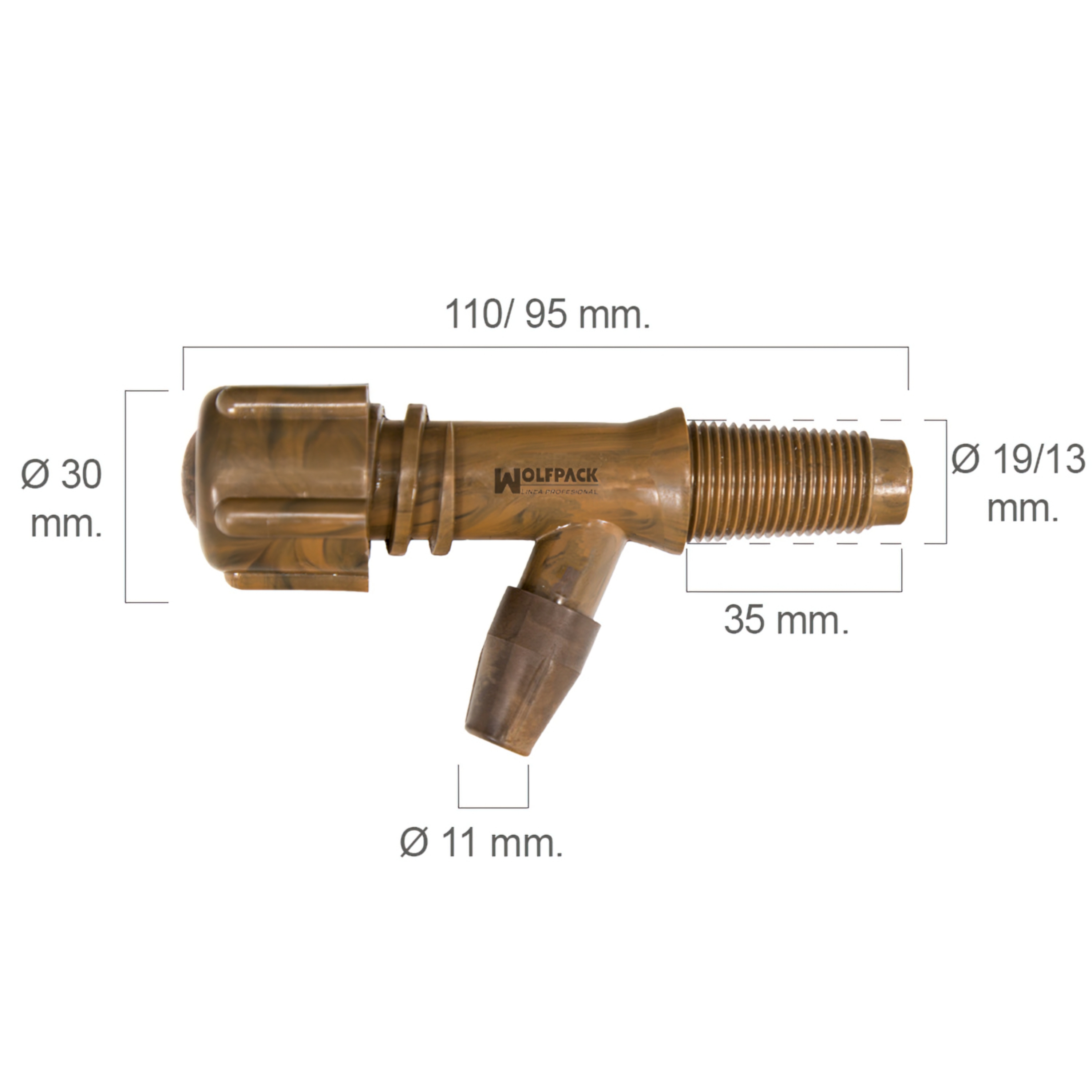 Imagen de Grifo Barril Plástico Número 0 Para 50 Litros