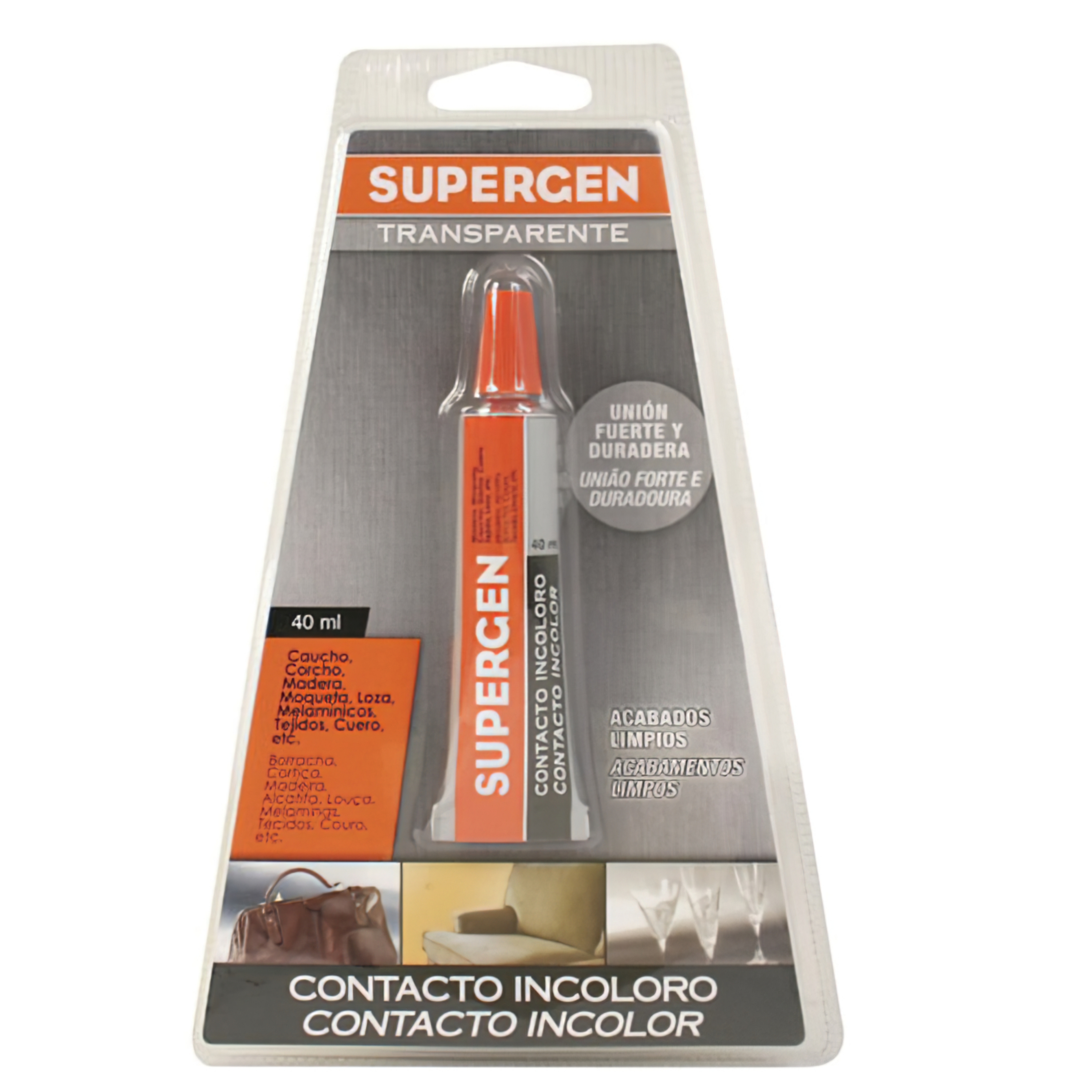 Imagen de Pegamento Supergen Incoloro   40 ml.