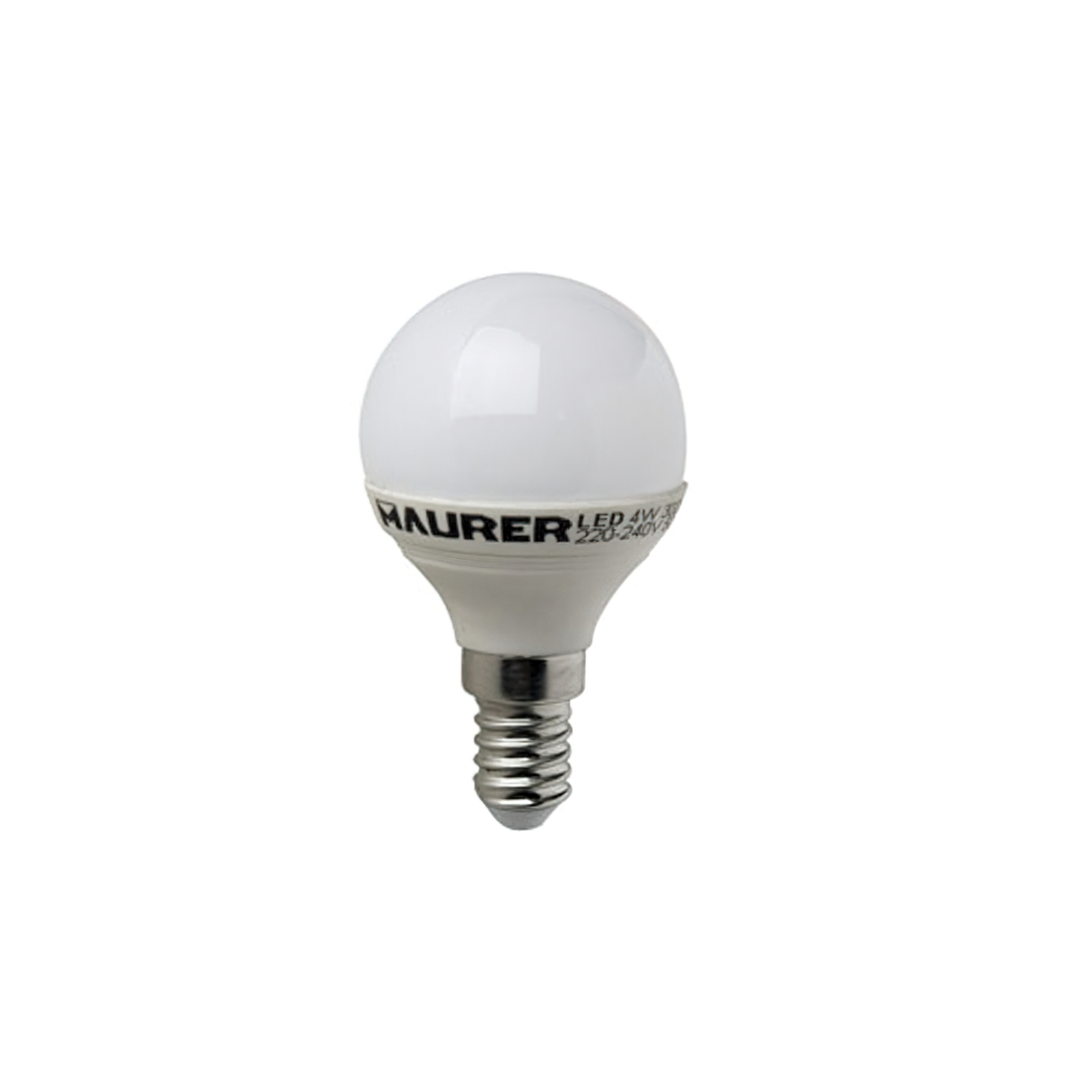 Imagen de Bombilla Led Esferica E14. 4 W. - 25 W. 300 lúmenes. Luz calida. (3000°K).