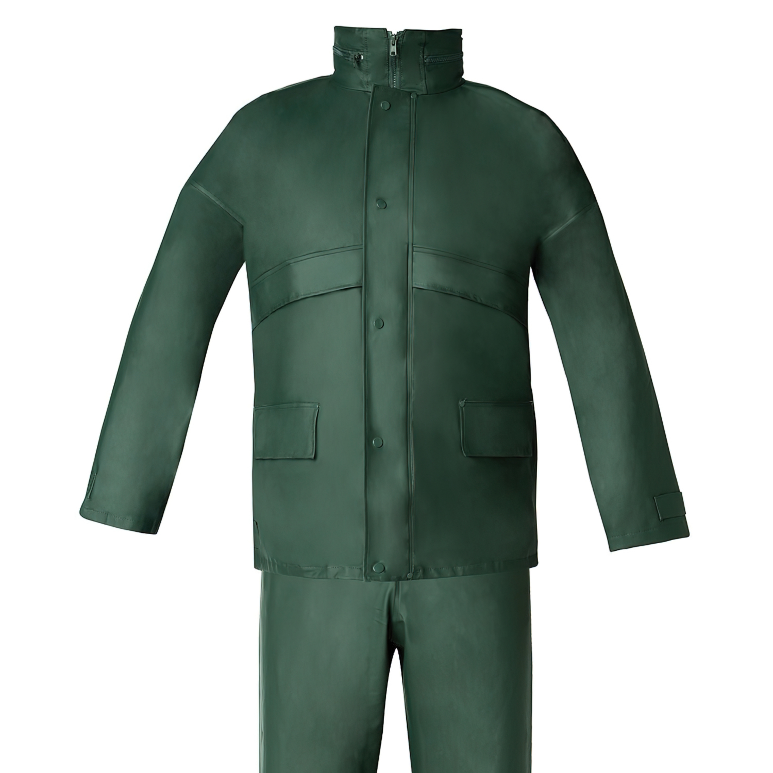 Imagen de Traje de Agua Impermeable Verde Poliuretano Talla 8-XL