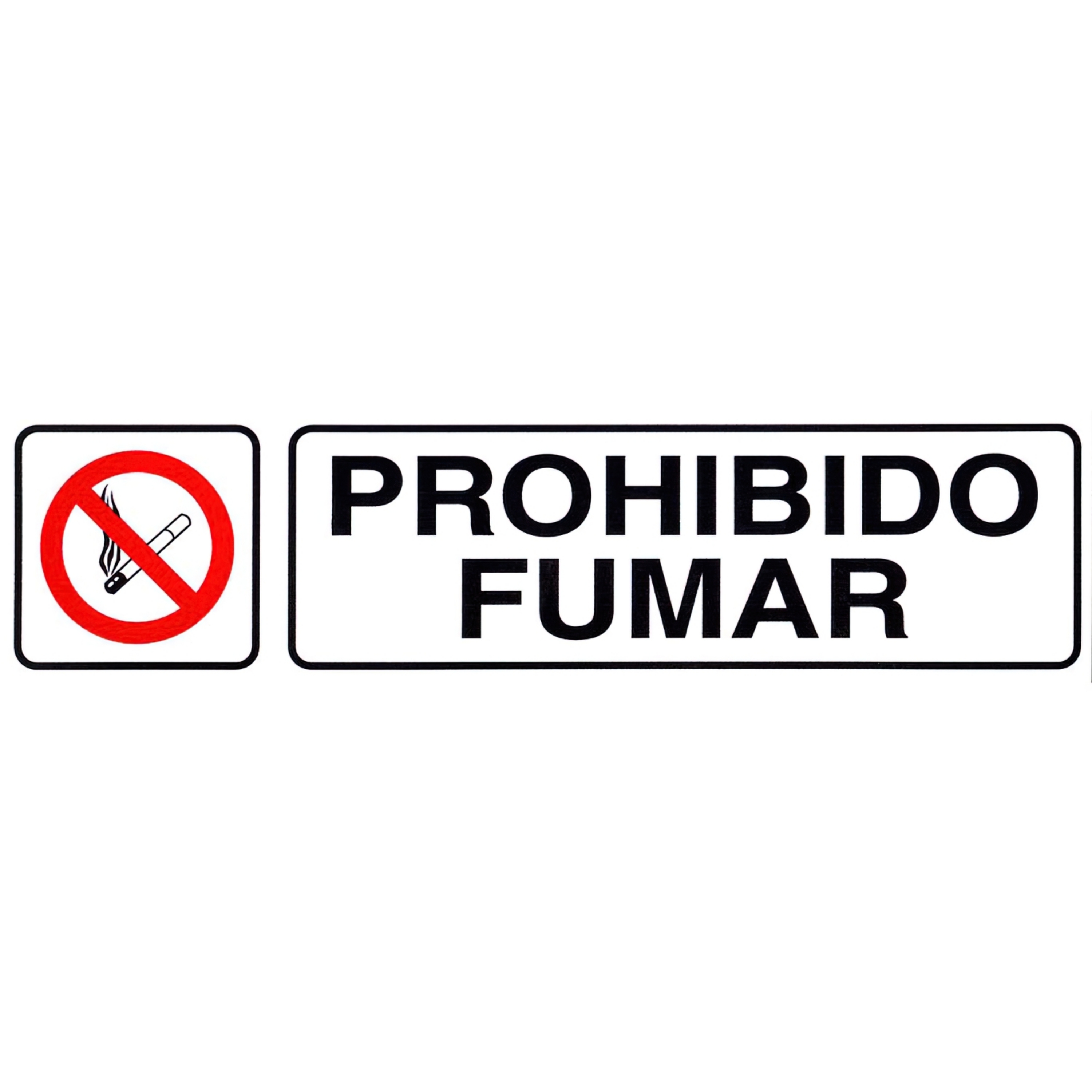 Imagen de Rotulo Adhesivo 250x63 mm. Prohibido Fumar