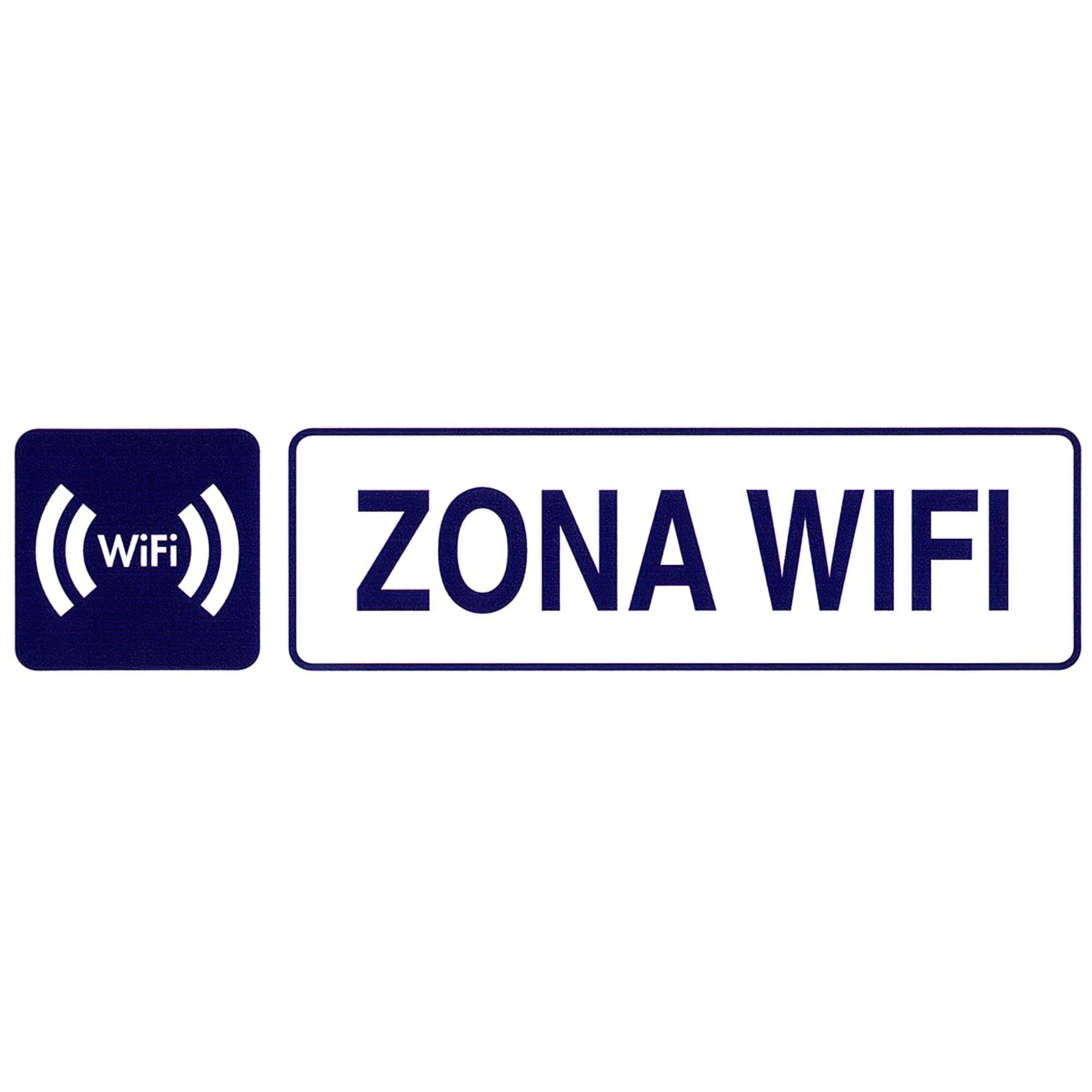 Imagen de Rotulo Adhesivo 250x63 mm. Zona Wifi