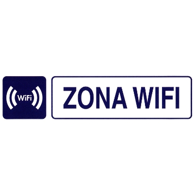 Imagen de Rotulo Adhesivo 250x63 mm. Zona Wifi