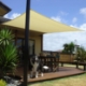 Imagen de Toldo Vela Sombra Jardin Cuadrada 5.0x5.0 metros Beige