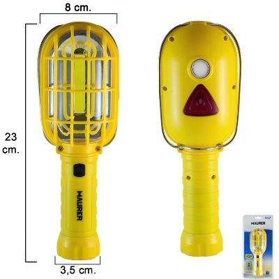 Imagen de Linterna Led Multifunción Con Luz Emergencia A pilas (3AA) 300 Lumenes Con Iman y Gancho