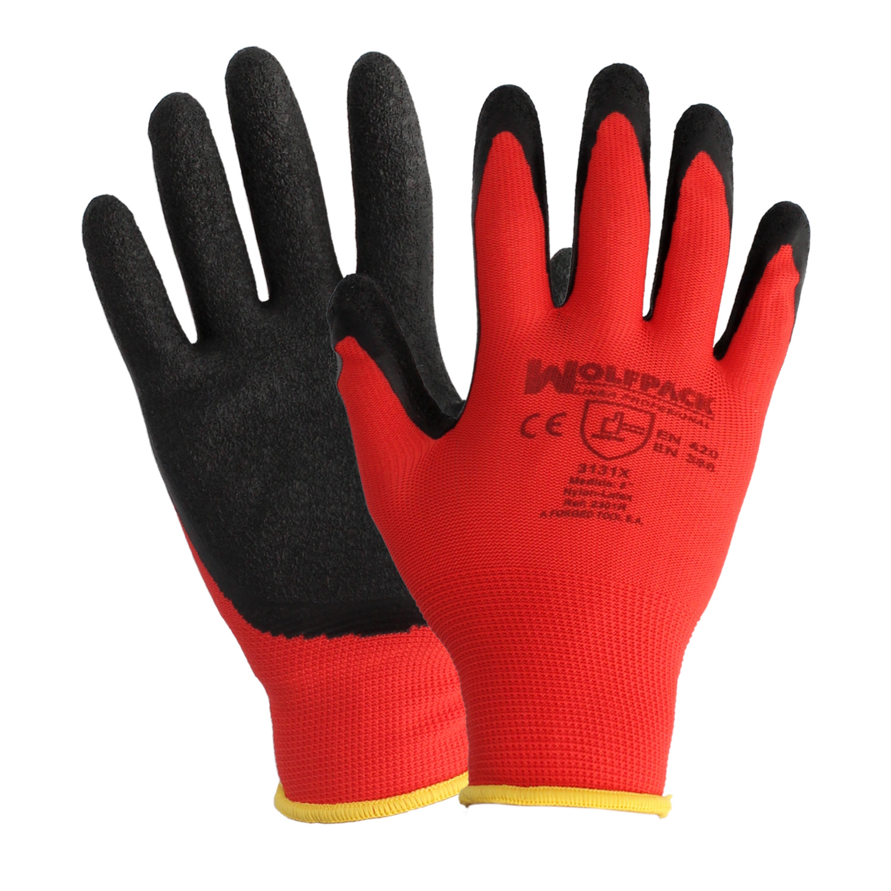 Imagen de Guantes Latex / Nylon Gripflex Talla  9" (Par)