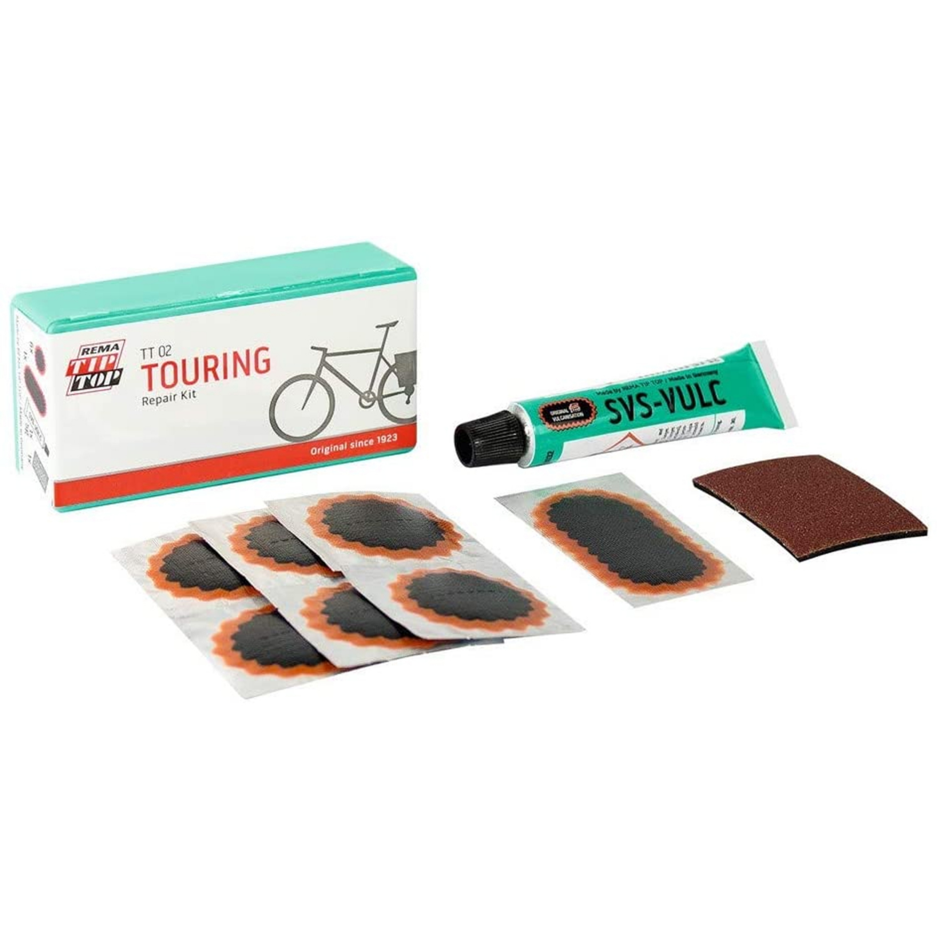 Imagen de Kit De Parches Para Bici, Kit Completo 7 Parches Con Pegamento y Lija