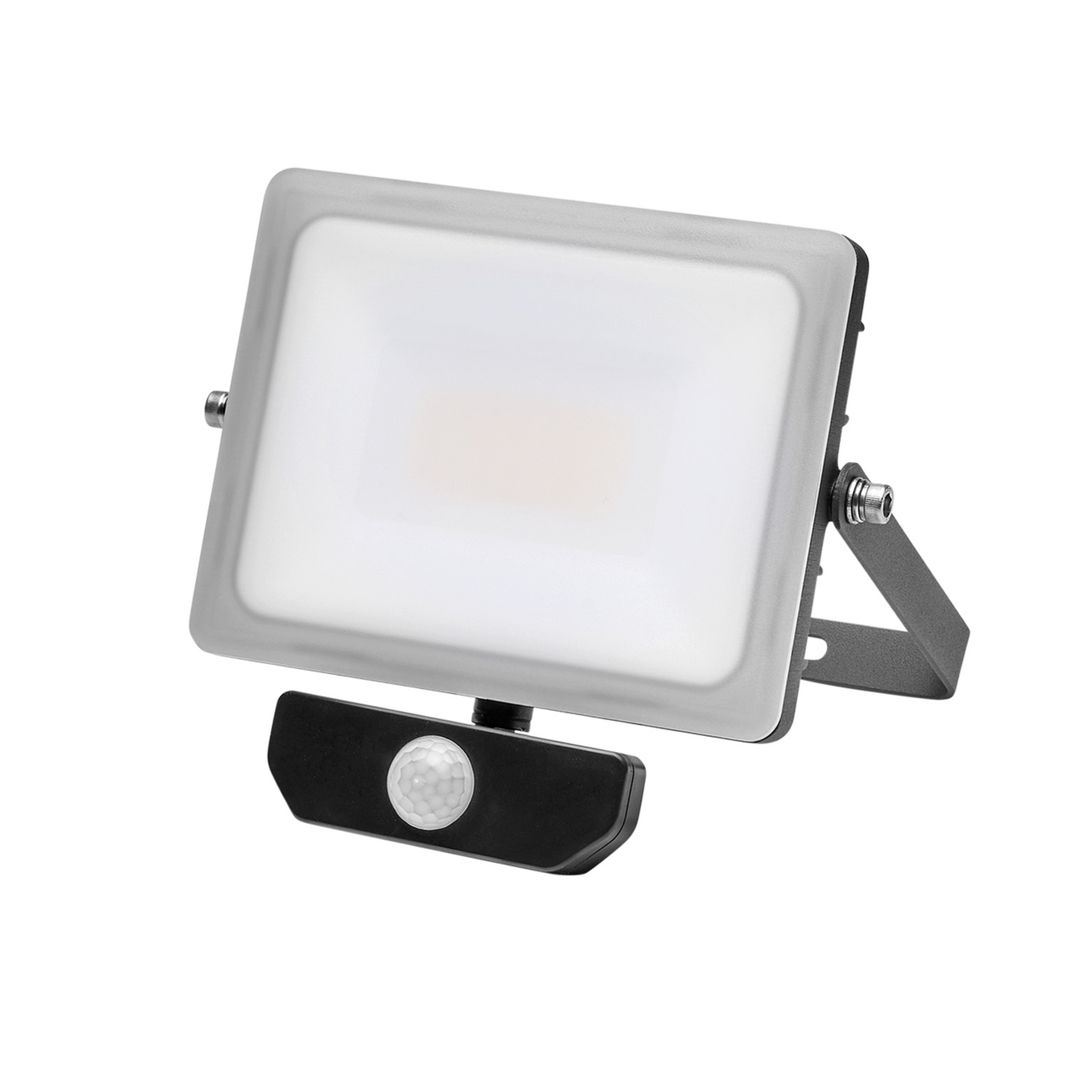 Imagen de Foco Led Plano 30 Watt. Luz Blanca 4000º K  IP 65 2400 Lumenes Con Sensor de Presencia