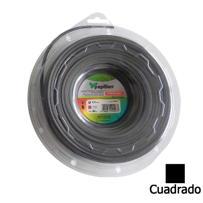 Imagen de Hilo Nylon / Aluminio Cuadrado Profesional 3,5 mm. (40 Metros)