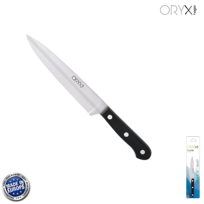 Imagen de Cuchillo Grenoble Cocina Hoja Acero Inoxidable 17 cm. Negro