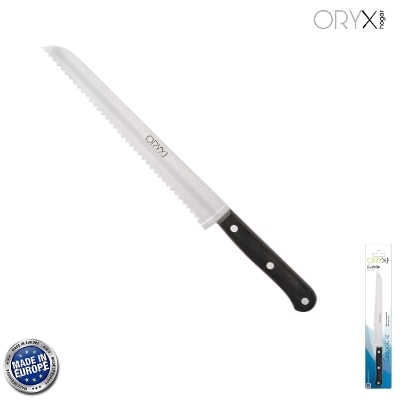 Imagen de Cuchillo Grenoble Panero Hoja Acero Inoxidable 20 cm. Negro