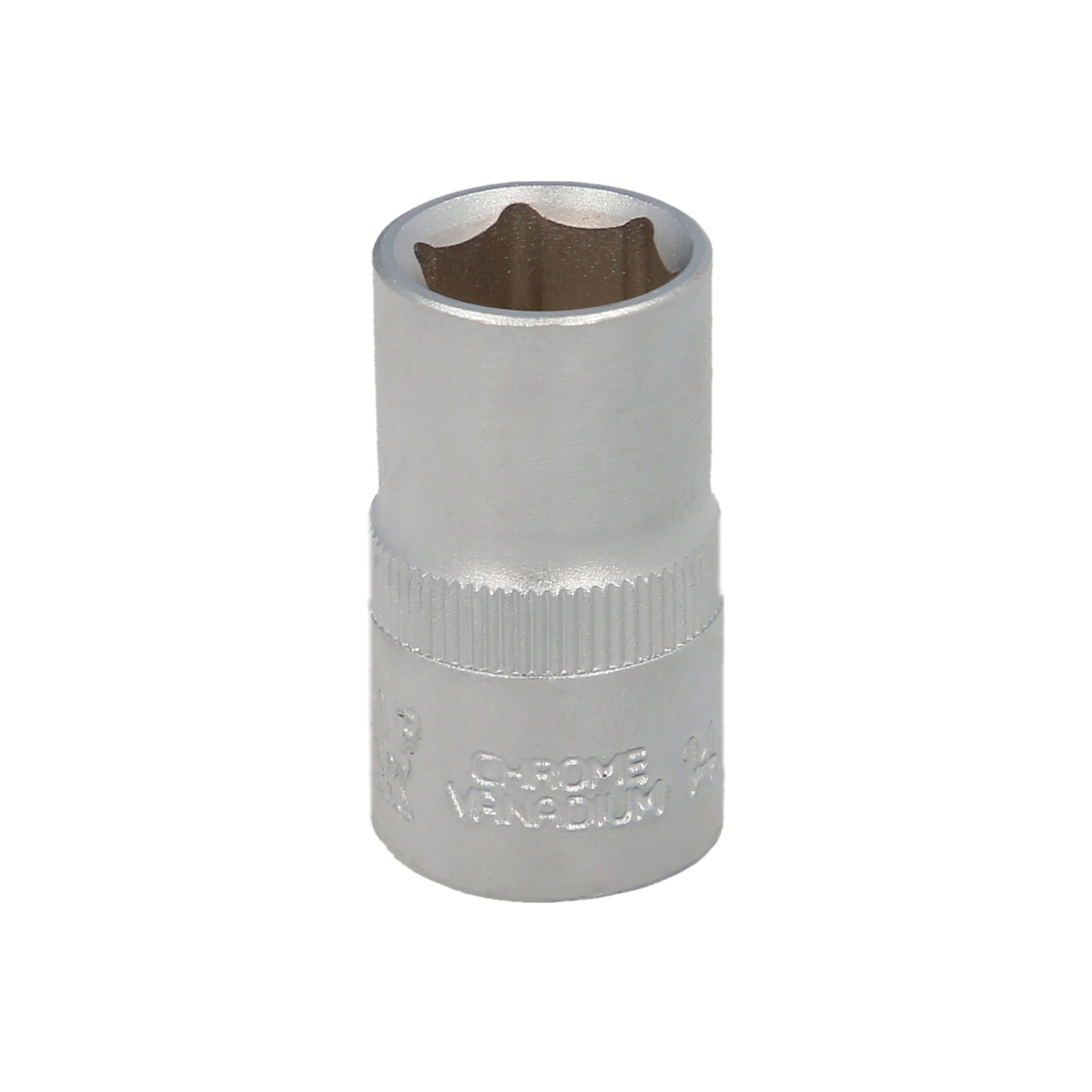 Imagen de Llave Vaso 1/2" Hexagonal 14 mm. Perfil de 6 caras. Acero Cromo Vanadio, Aristas Redondas