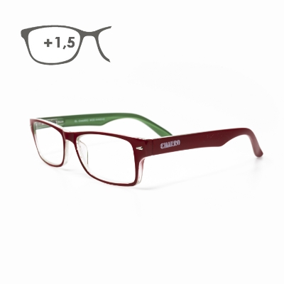 Imagen de Gafas Lectura Kansas Rojo / Verde. Aumento +1,5 Gafas De Vista, Gafas De Aumento, Gafas Visión Borrosa