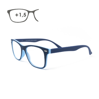 Imagen de Gafas Lectura Illinois Azules. Aumento +1,5 Gafas De Vista, Gafas De Aumento, Gafas Visión Borrosa