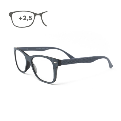 Imagen de Gafas Lectura Illinois Gris Aumento +2,5 Gafas De Vista, Gafas De Aumento, Gafas Visión Borrosa