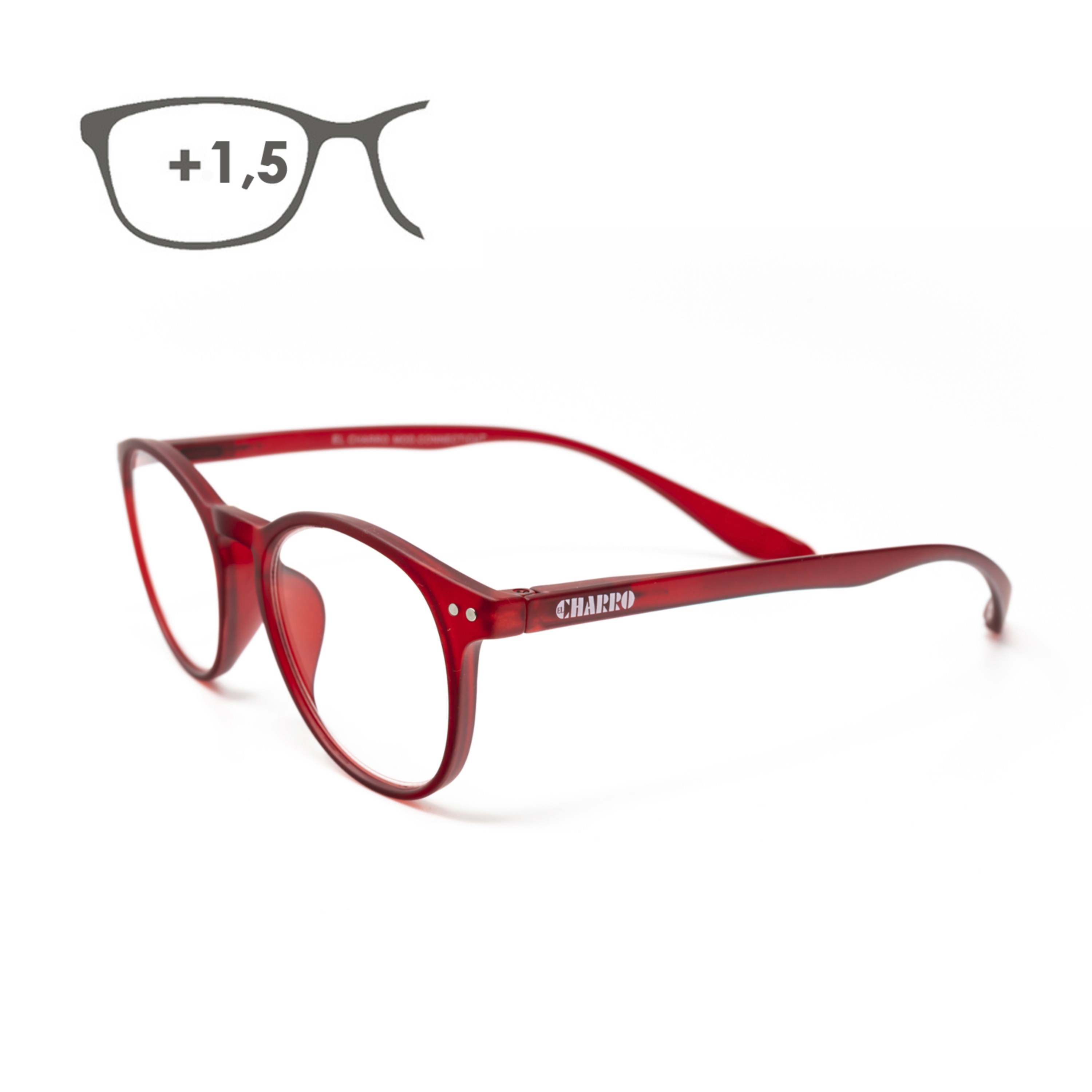 Imagen de Gafas Lectura Connecticut Color Rojo Aumento +1,5 Patillas Para Colgar Del Cuello , Gafas De Vista, Gafas De Aumento