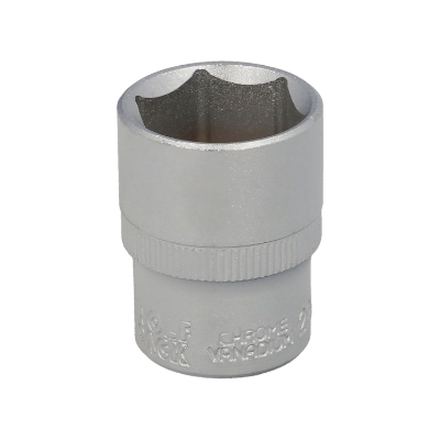 Imagen de Llave Vaso 1/2" Hexagonal 22 mm. Perfil de 6 caras. Acero Cromo Vanadio, Aristas Redondas