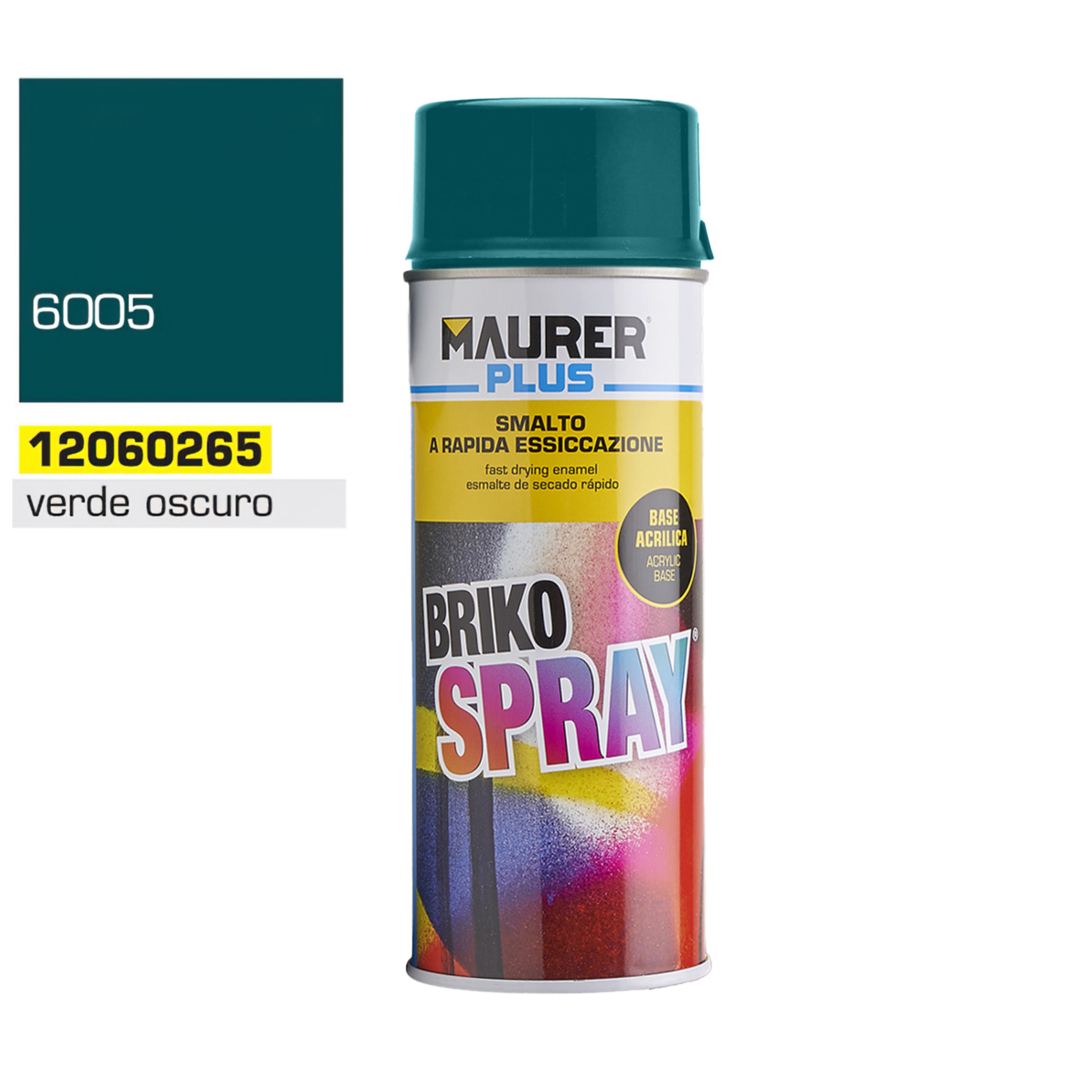 Imagen de Spray Pintura Verde Oscuro Musgo 400 ml.