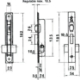 Imagen de Cerradura Lince 5551 Aluminio   14 mm.