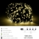 Imagen de Guirnalda Luces Navidad 1000 Leds Color Blanco Calido. Luz Navidad Interiores y Exteriores Ip44