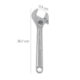 Imagen de Llave Ajustable Moleta 8" / 200 mm. Llave Inglesa, Llave Apriete, Llave Ajustable