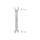 Imagen de Llave Fija Plus Acero Cromo Vanadio 14x15 DIN 3110. Llave Fija, Llave Fija Doble