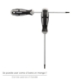 Imagen de Destornillador Torx Inviolable Acero S2 Mango TPR Bimaterial. Medida T07 x Ø 3,0 x 75 mm.