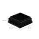 Imagen de Contera Interior Plastico Cuadrada 60x60 mm. Color Negro. Bolsa 50 Unidades. Contera Mesa, Silla, Muebles, Estanteria