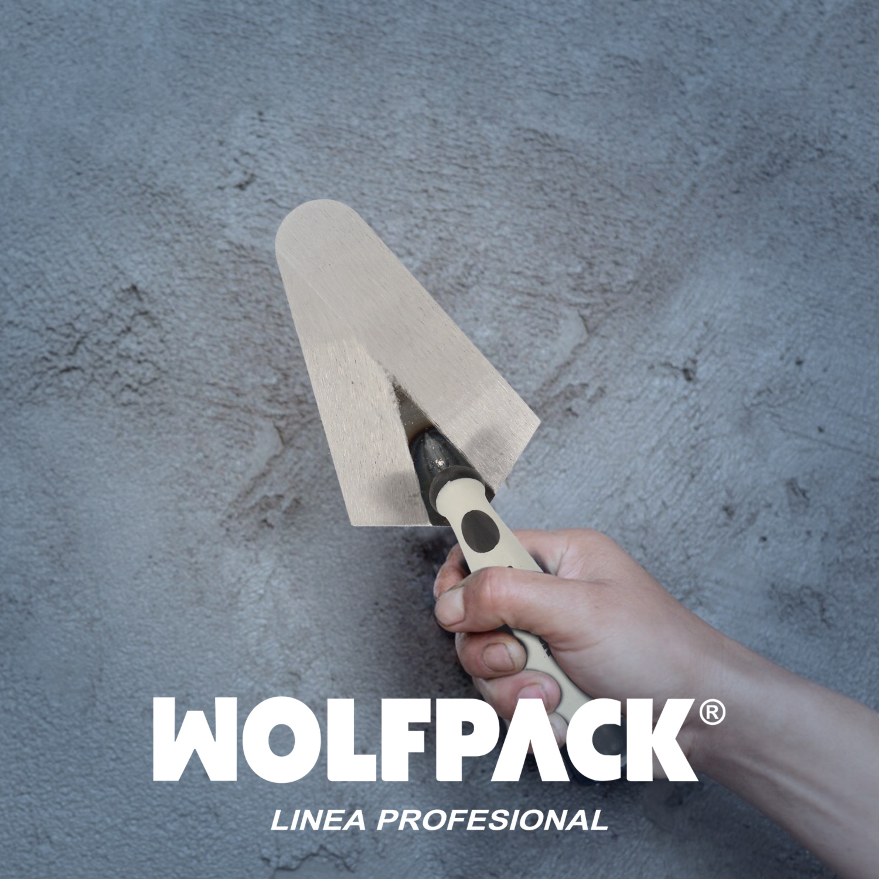 Imagen de Paleta Wolfpack Plus Mango de Goma 348  180mm.