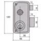 Imagen de Cerradura Ucem 4056-b-hb/65/ Derecha