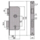 Imagen de Cerradura Ucem 6134-hl/35