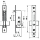 Imagen de Cerradura Lince 5562n        Hn/20 mm.