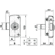 Imagen de Cerradura Lince 5056C-BO/ 60 Derecha