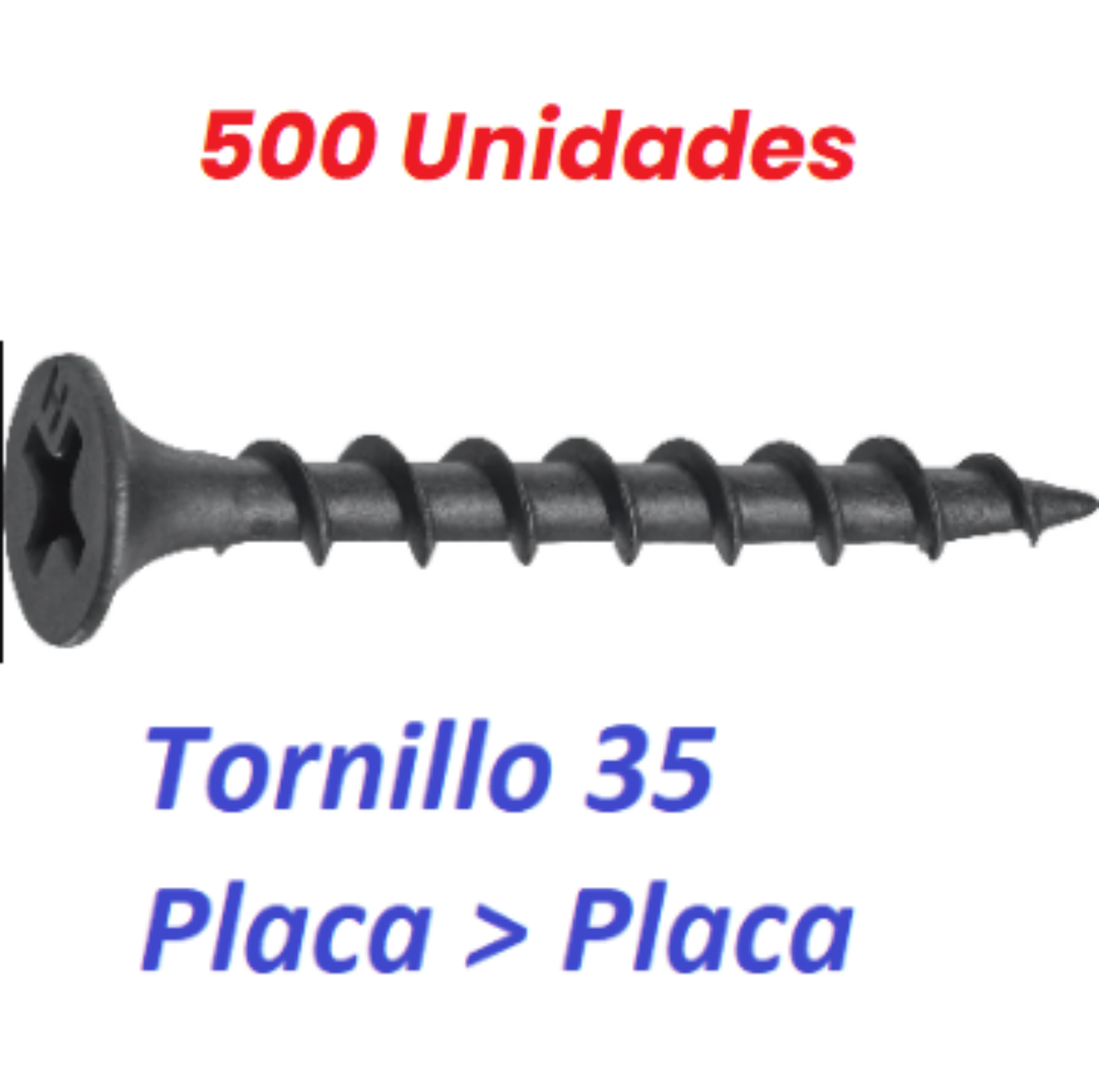 Imagen de 100 Tornillos de 4.8x35 PLACA > PLACA