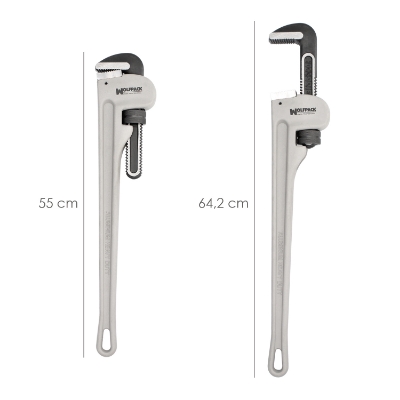 Imagen de Llave Stillson Heavy Duty Aluminio 24" Llave Para Tubos, Llave Plomeria, Llave Para Tuberias, Llave Grifa.