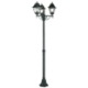 Imagen de Farol Jardin Extensible Con Columna 3 Faroles 2 Metros  Negro