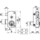 Imagen de Cerradura Lince 5056B-BO/ 70 Derecha