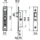 Imagen de Cerradura Lince 5553 Aluminio   14 mm.