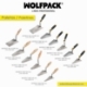 Imagen de Paleta Wolfpack Gummy Grip 341-A / 180 mm.