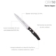 Imagen de Cuchillo Aspen Verduras Hoja Acero Inoxidable 15 cm. Negro