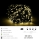 Imagen de Guirnalda Luces Navidad 500 Leds Color Blanco Calido. Luz Navidad Interiores y Exteriores Ip44