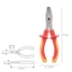 Imagen de Alicates Pelacables Multifunción 150 mm. Mangos Aislados Acero Cromo Vanadio Pelacables, Corta Cables, Pelador Cables