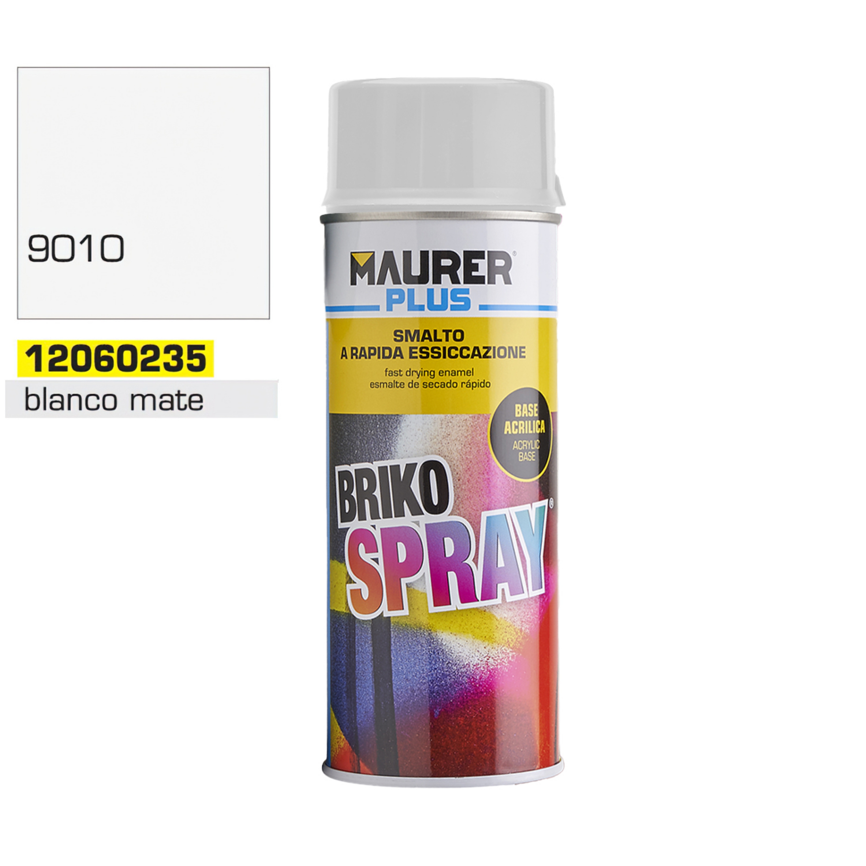 Imagen de Spray Pintura Blanco Mate 400 ml.