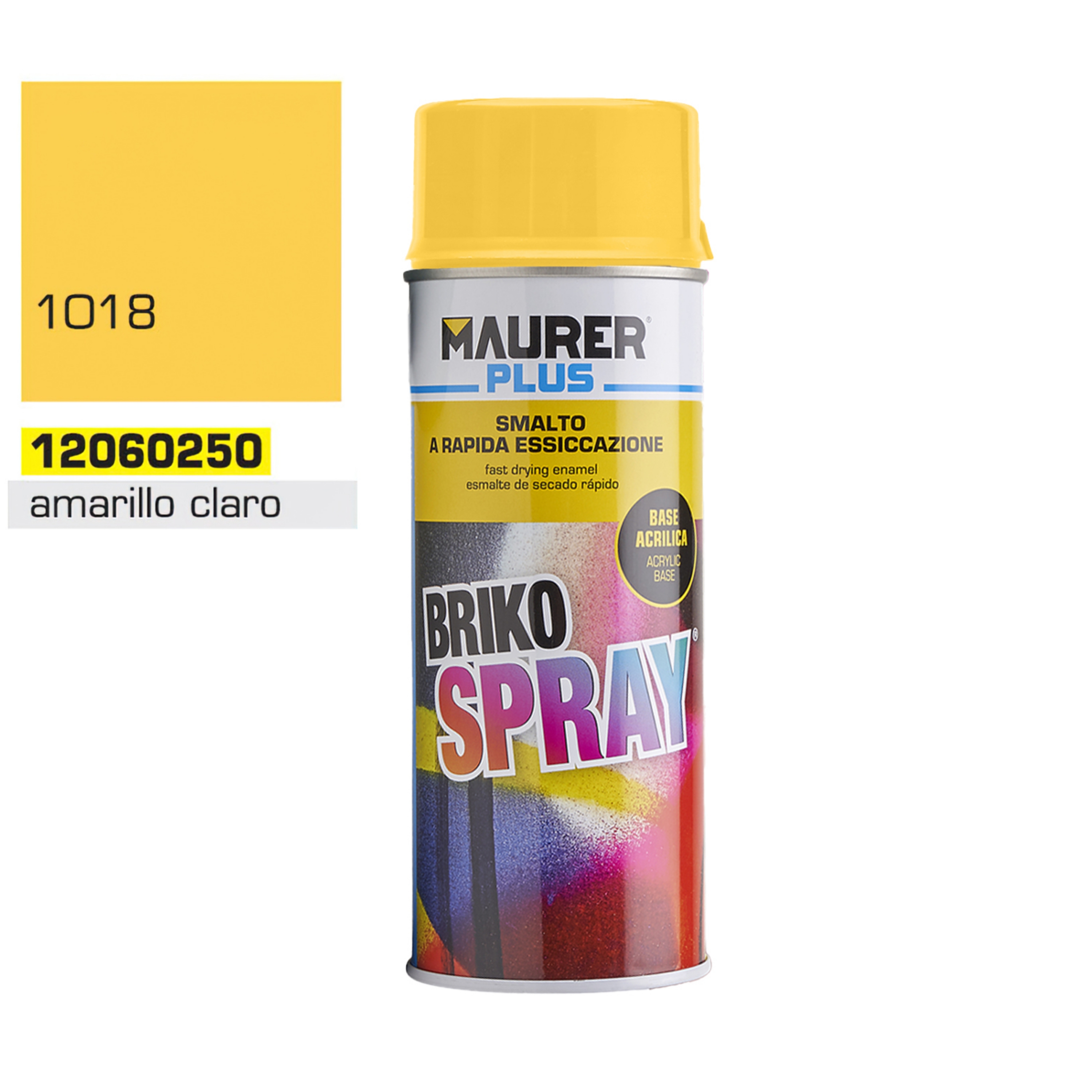 Imagen de Spray Pintura Amarillo Claro Zinc 400 ml.