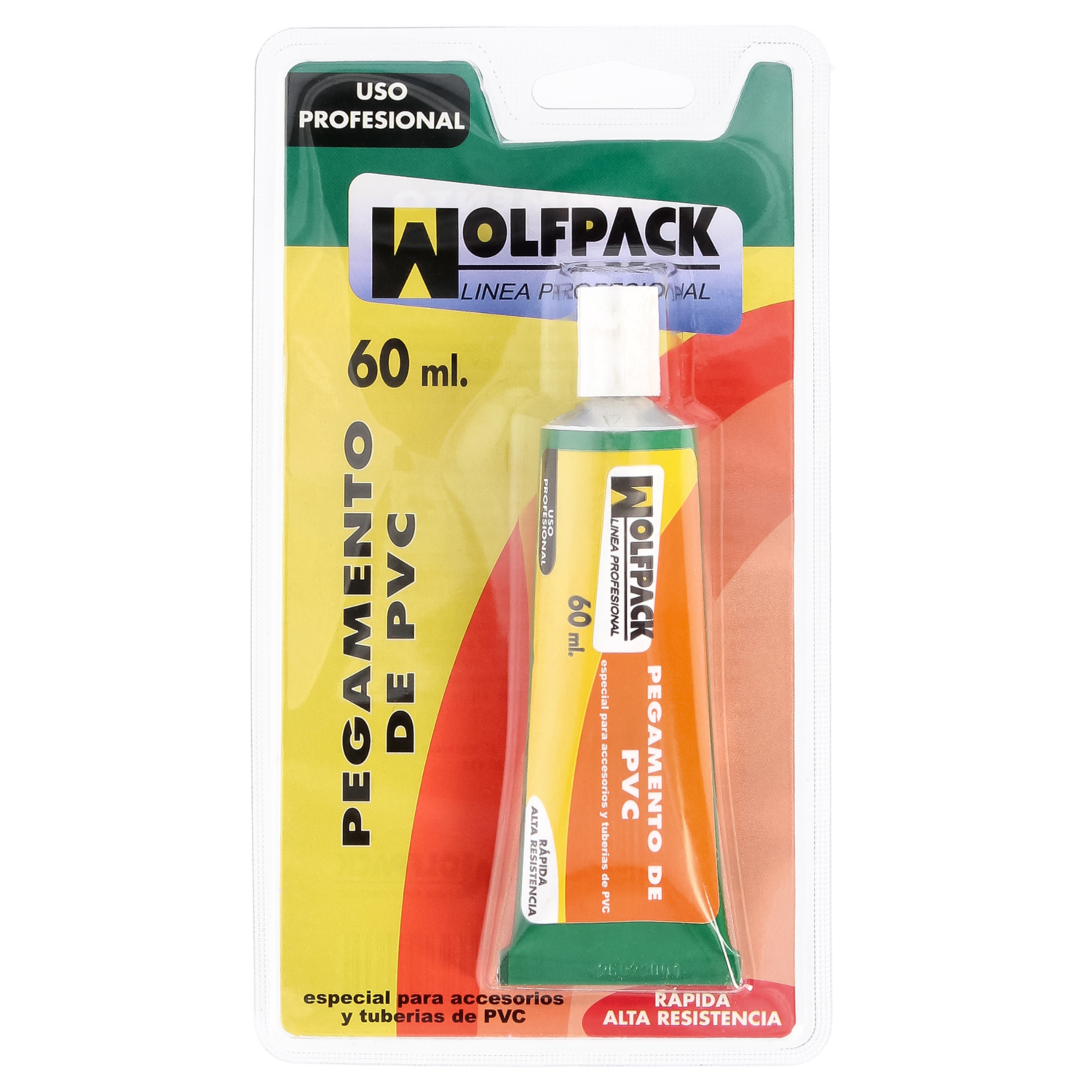 Imagen de Pegamento PVC  Wolfpack    60 ml.