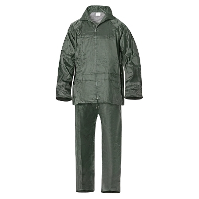 Imagen de Traje de Agua Impermeable Verde Nylon       Talla 7-L